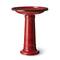 Glitzhome® 21.5" Faux Ceramic Tall Pedestal Birdbath